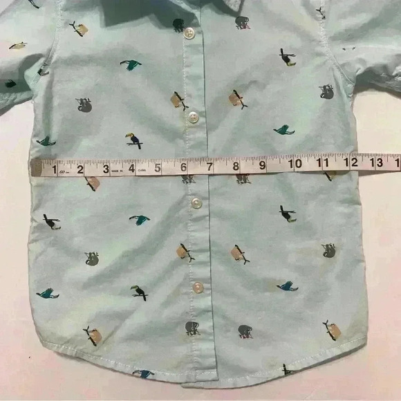 Carters Toddler Boy Summer Shirt Size 3T Colorful 100 % Cotton - Picture 3 of 6